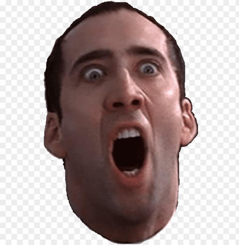 Icolas Cage Face Png Transparent Library Nic