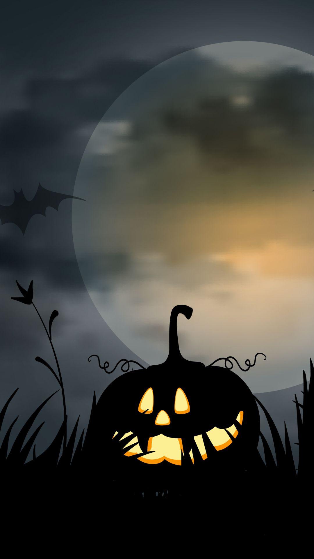 Halloween Background Hus iPhone Wallpaper