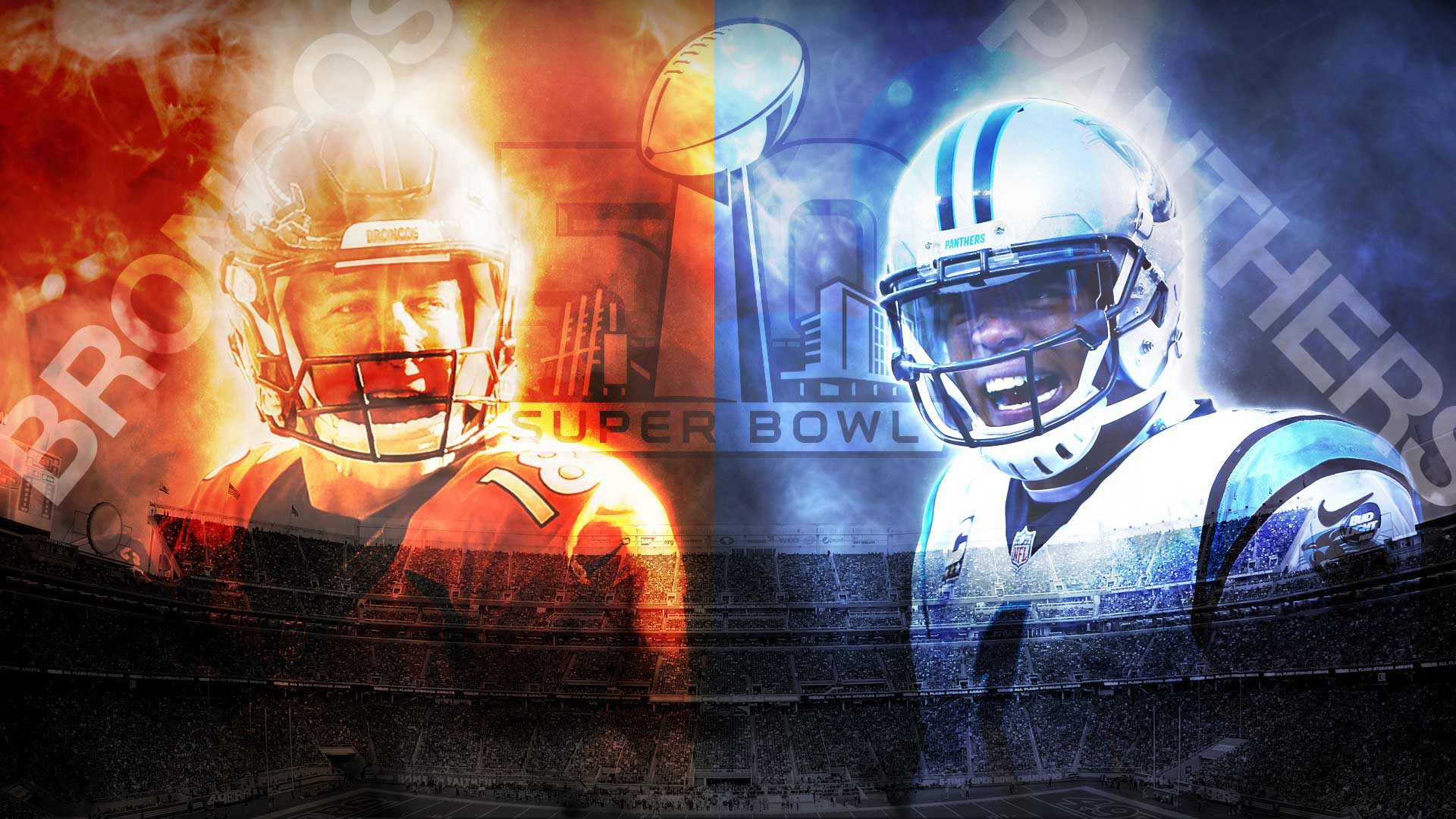 Super Bowl 50 Denver Broncos vs Carolina Panthers date time TV
