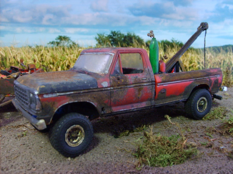 Ford F150 Tow Truck By Rustyoldmodels