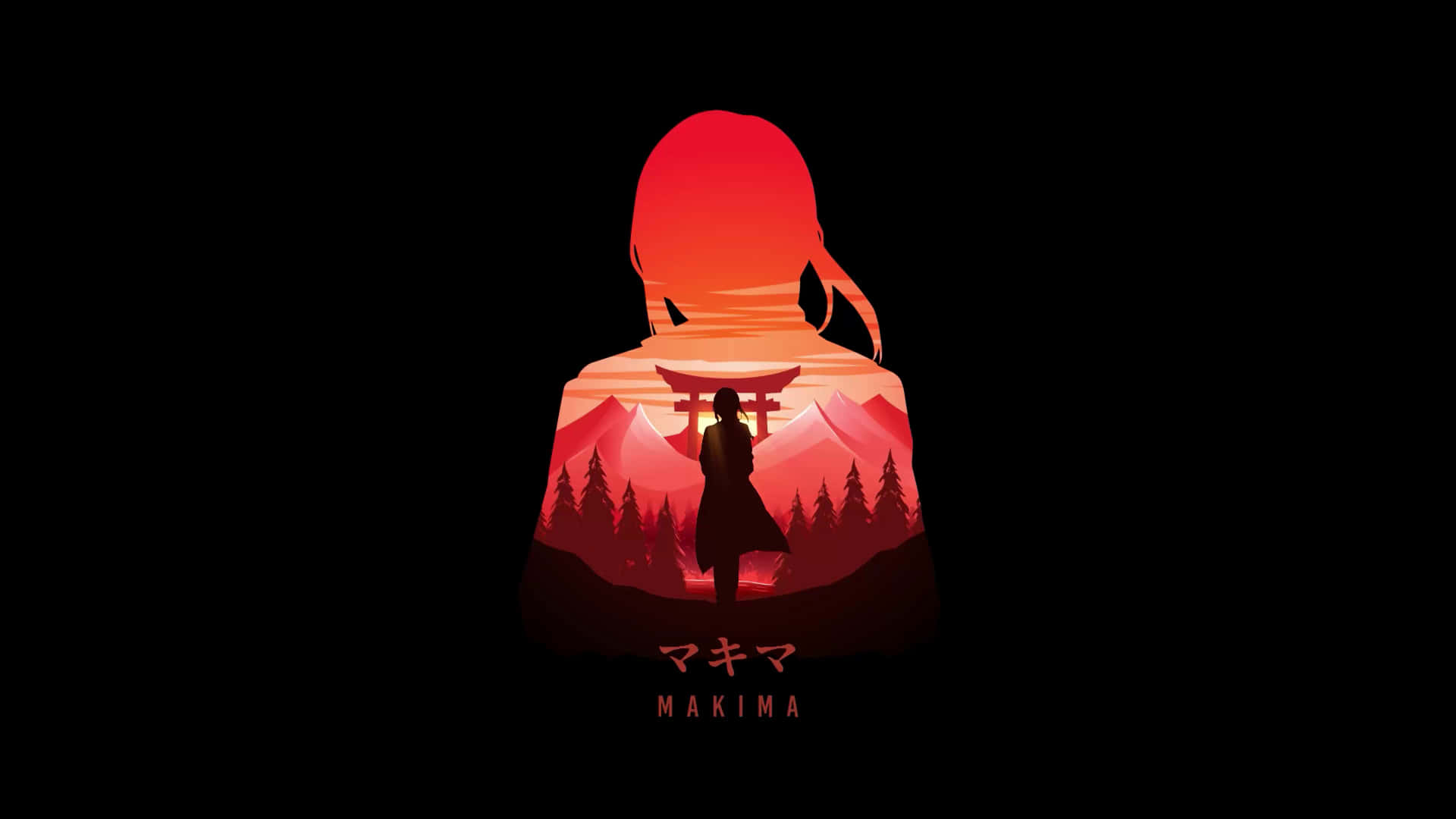 Enjoy Gaming With A Stylish Red Aesthetic Anime Laptop Wallpaper