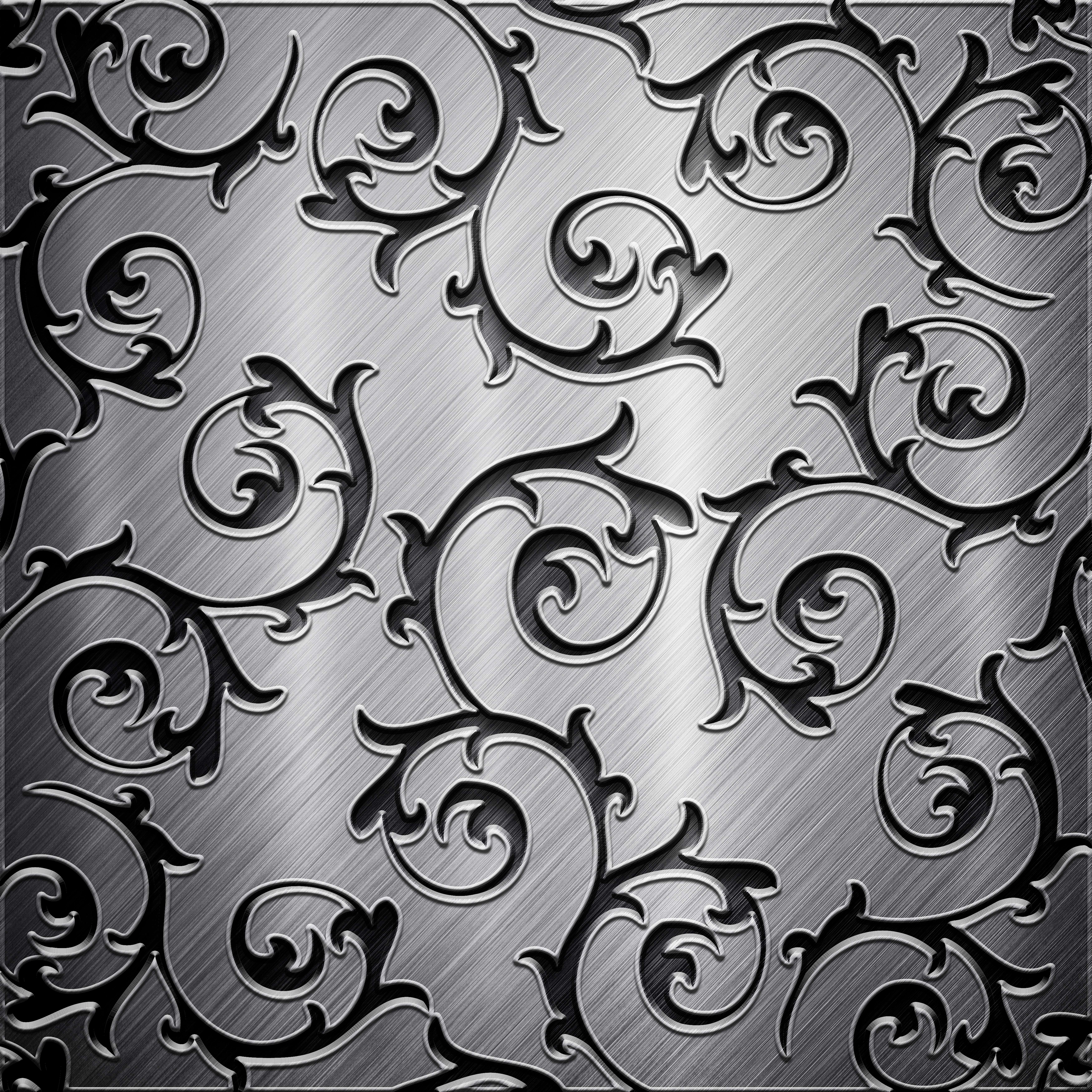Black Silver Wallpaper And Design