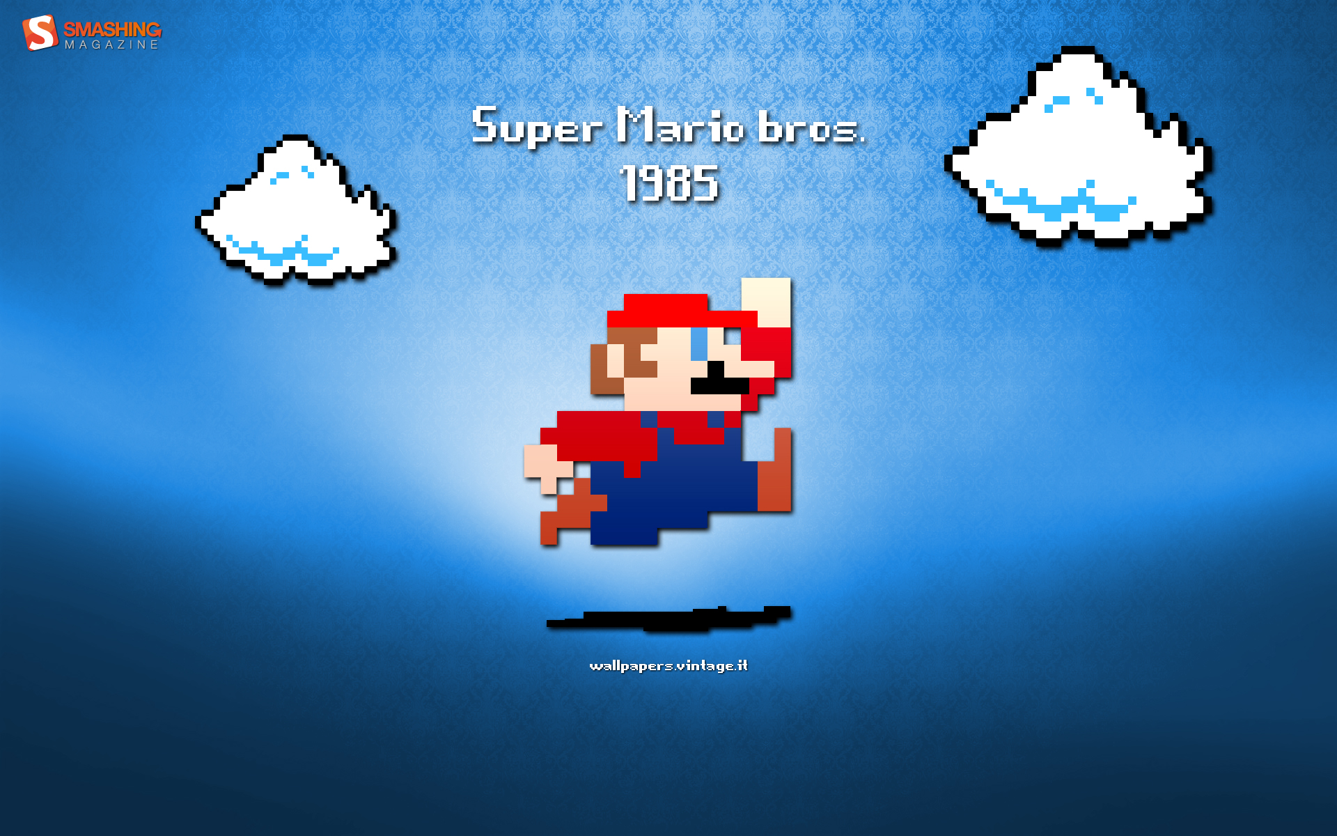 Cool Retro Mario Background Pc Android iPhone And iPad Wallpaper