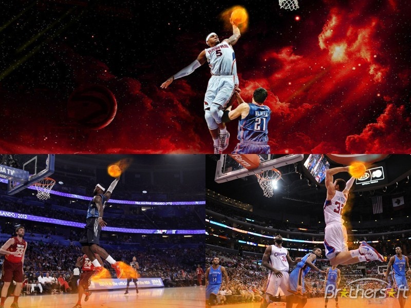 Nba On Fire Animated Wallpaper
