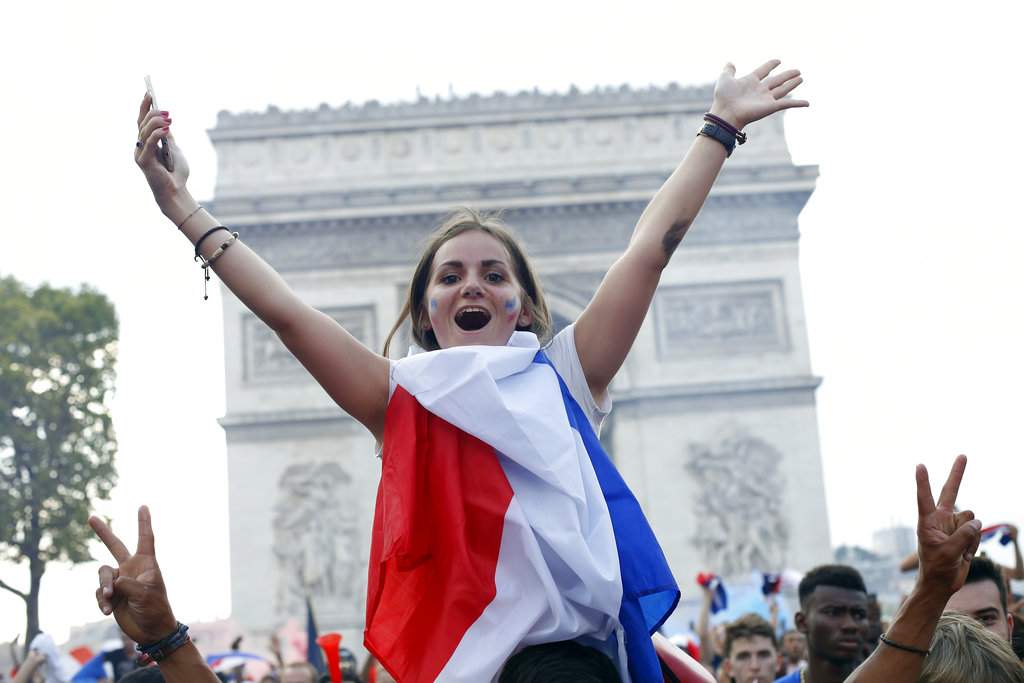 With Flags Song Pride French Celebrate Unifying Fifa World Cup