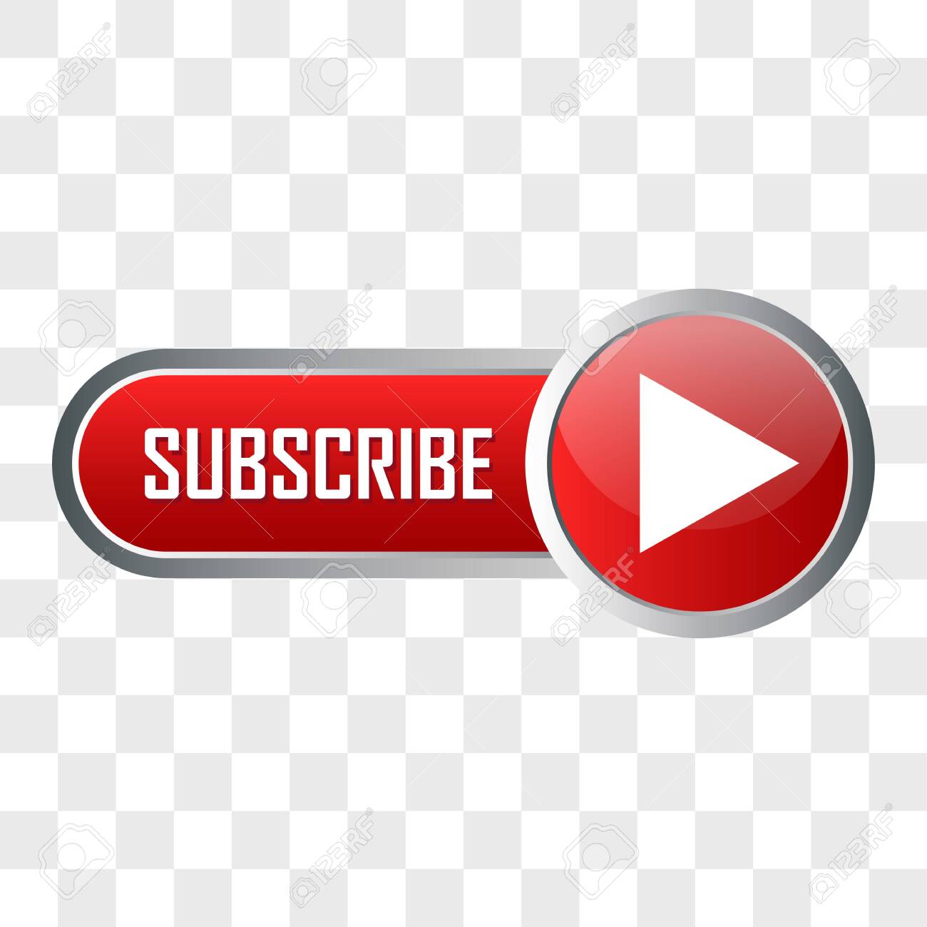 Subscribe Now Button For Social Media Or Business Concept On