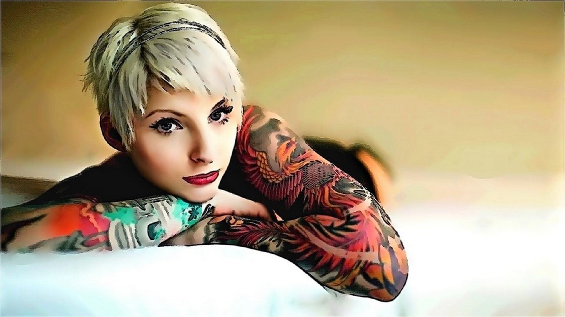 Tattoo Girl Wallpaper Sf