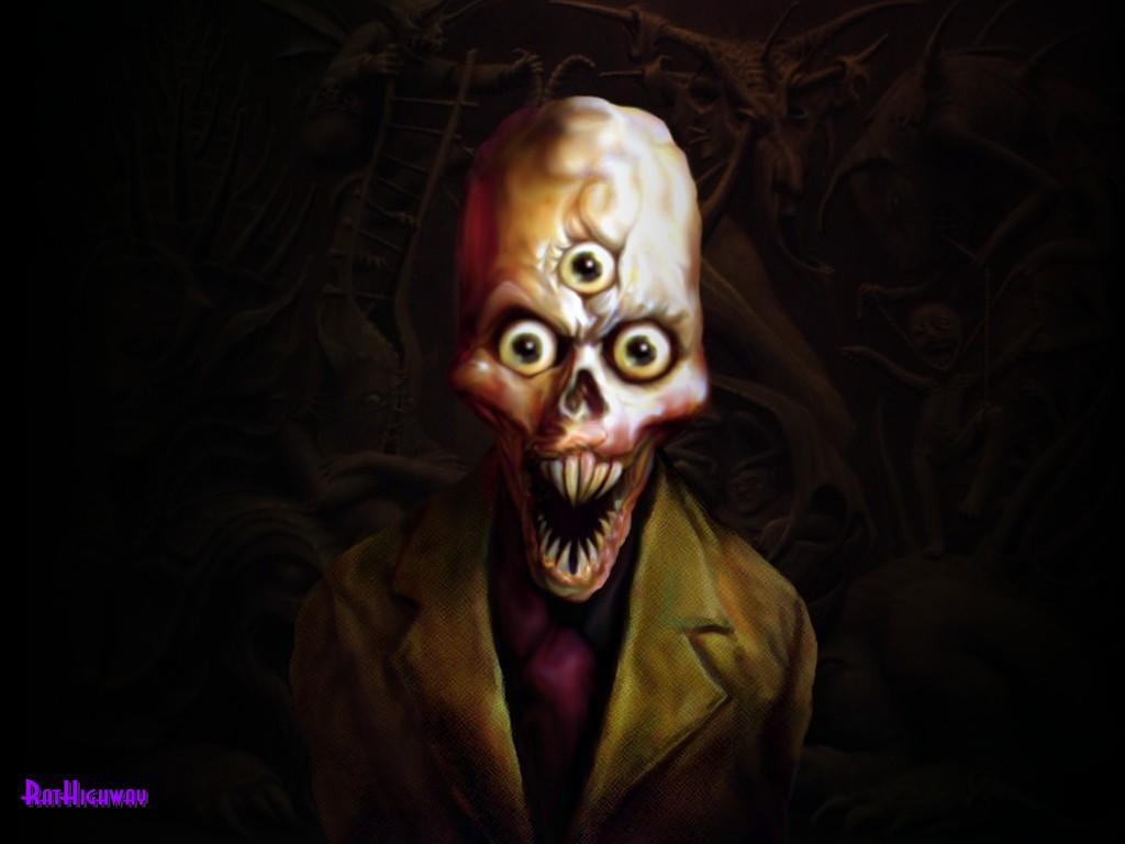 Wallpaper Halloween Skull