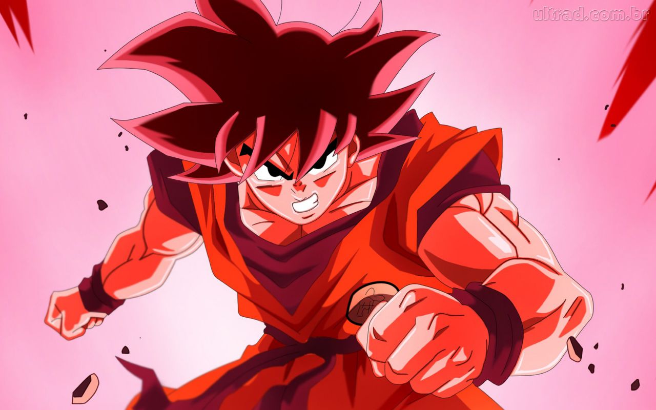 Papel de Parede Goku Nervoso   Dragon Ball Kai
