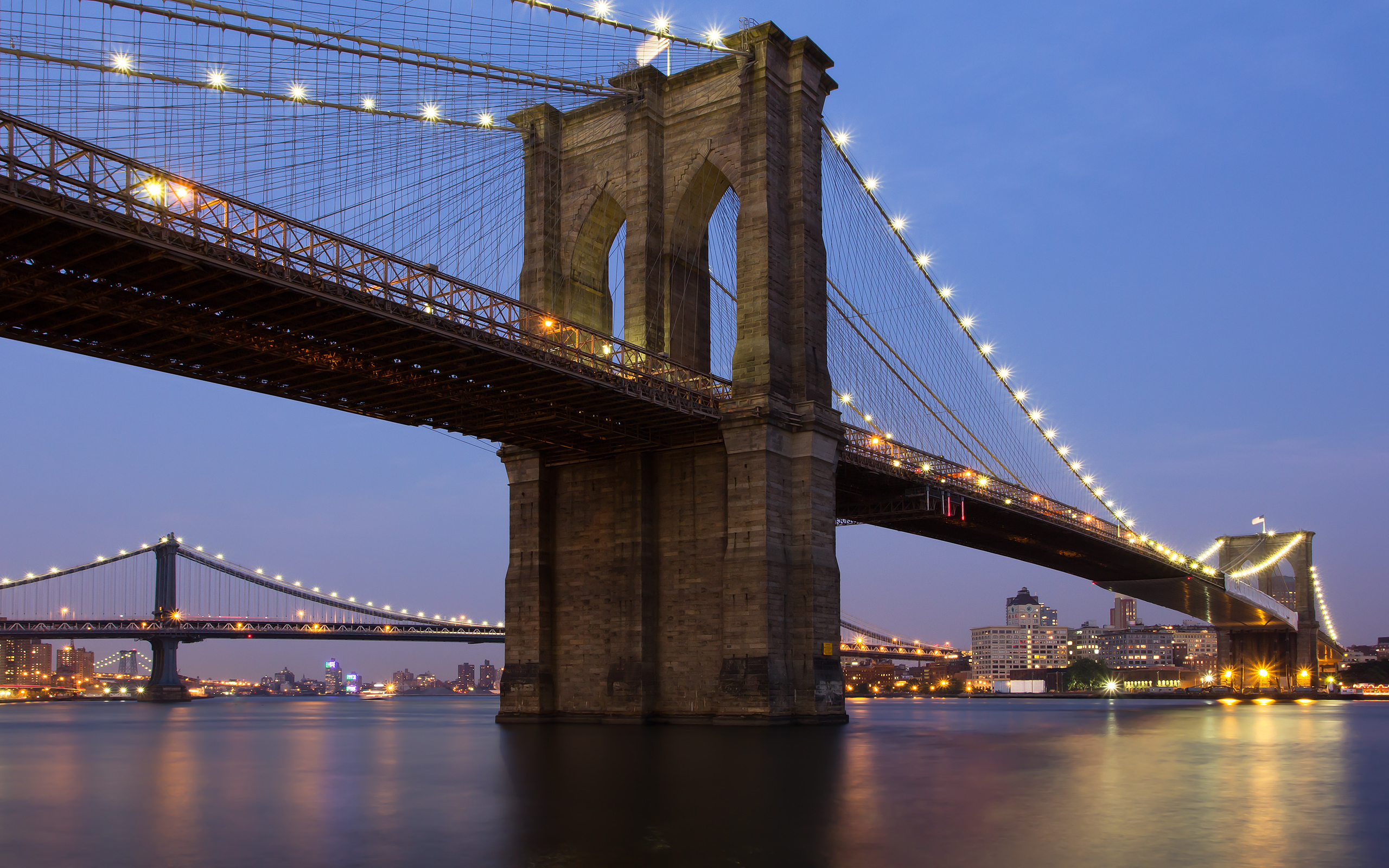 Brooklyn Bridge Manhattan New York HD Desktop Wallpaper