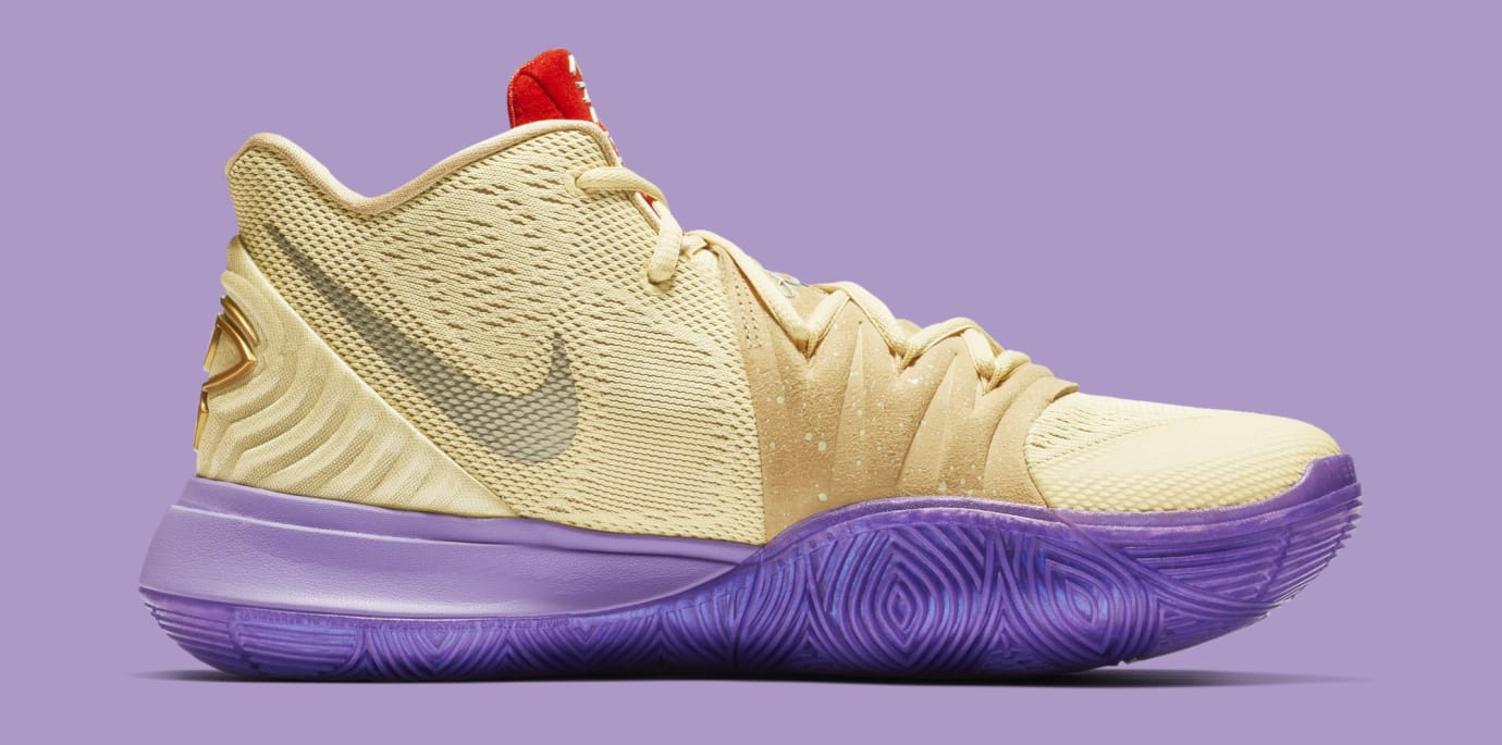 kyrie 5 purple and gold cheap online