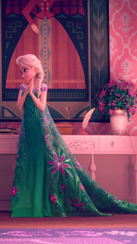 Frozen Fever Image Elsa Phone Wallpaper HD