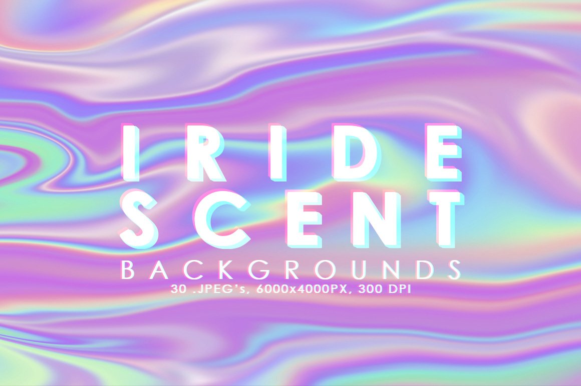 Iridescent Abstract Background Pre Designed Photoshop Graphics