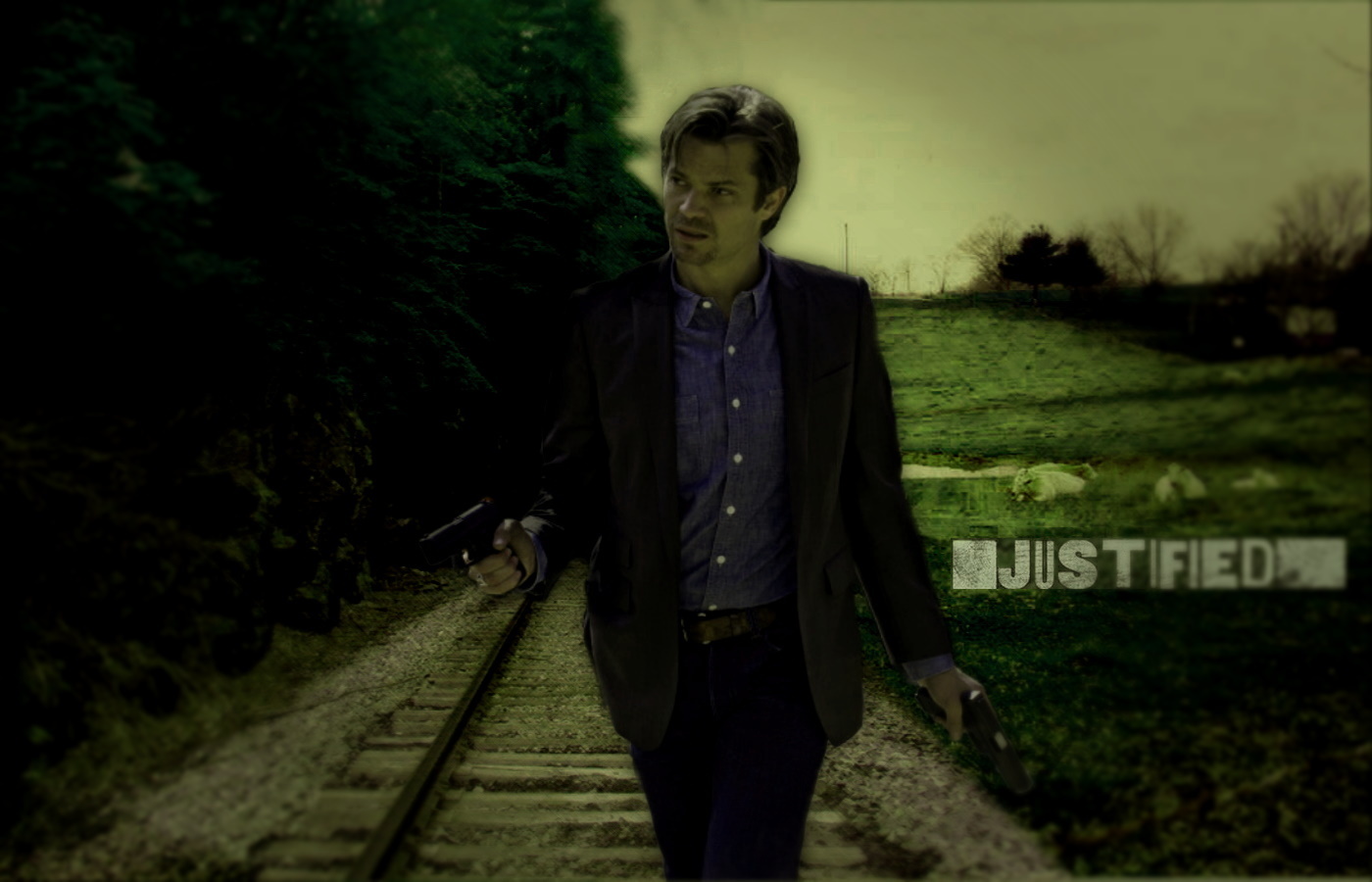 Timothy Olyphant Justified Wallpaper
