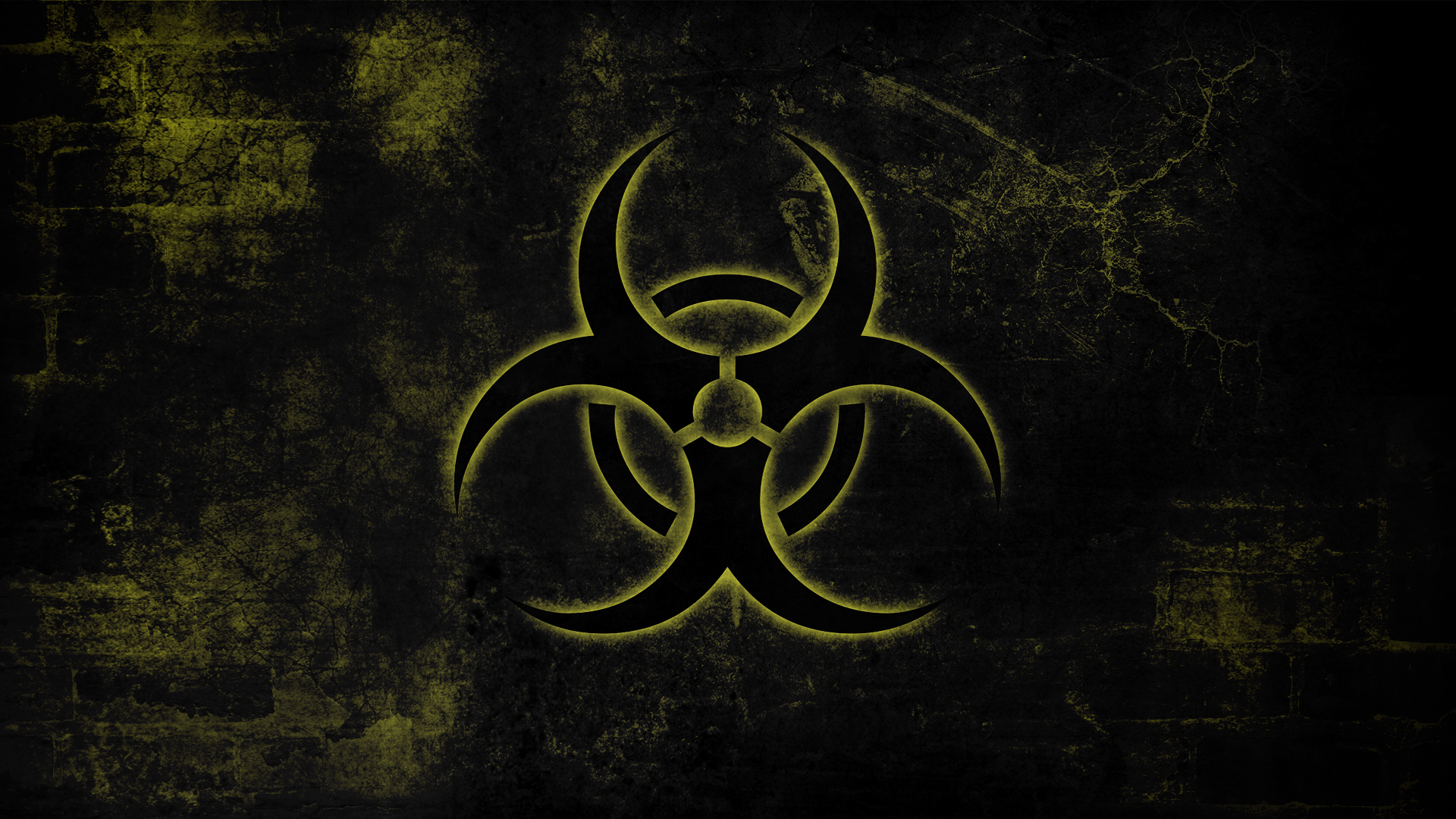 Dark Biohazard Wallpaper Grunge