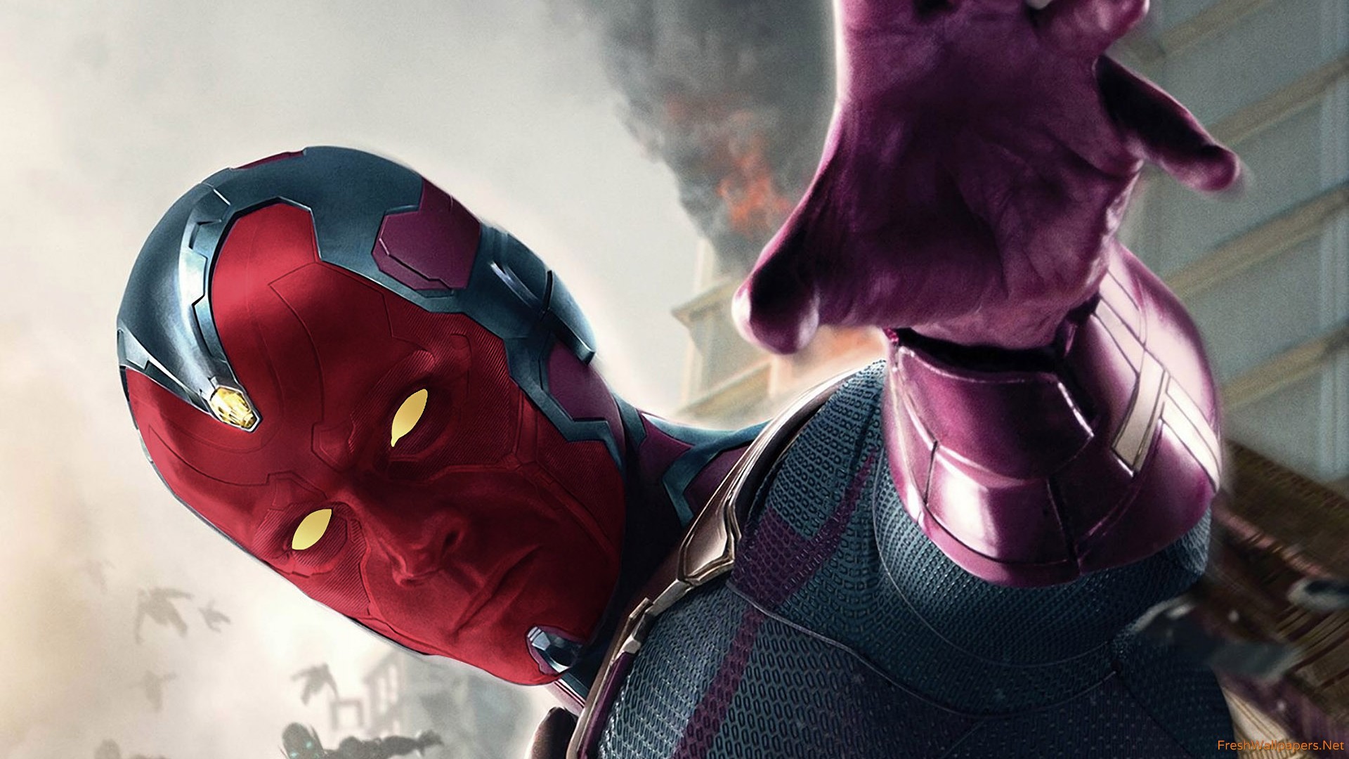 The Vision In Avengers Age Of Ultron Wallpaper Freshwallpaper
