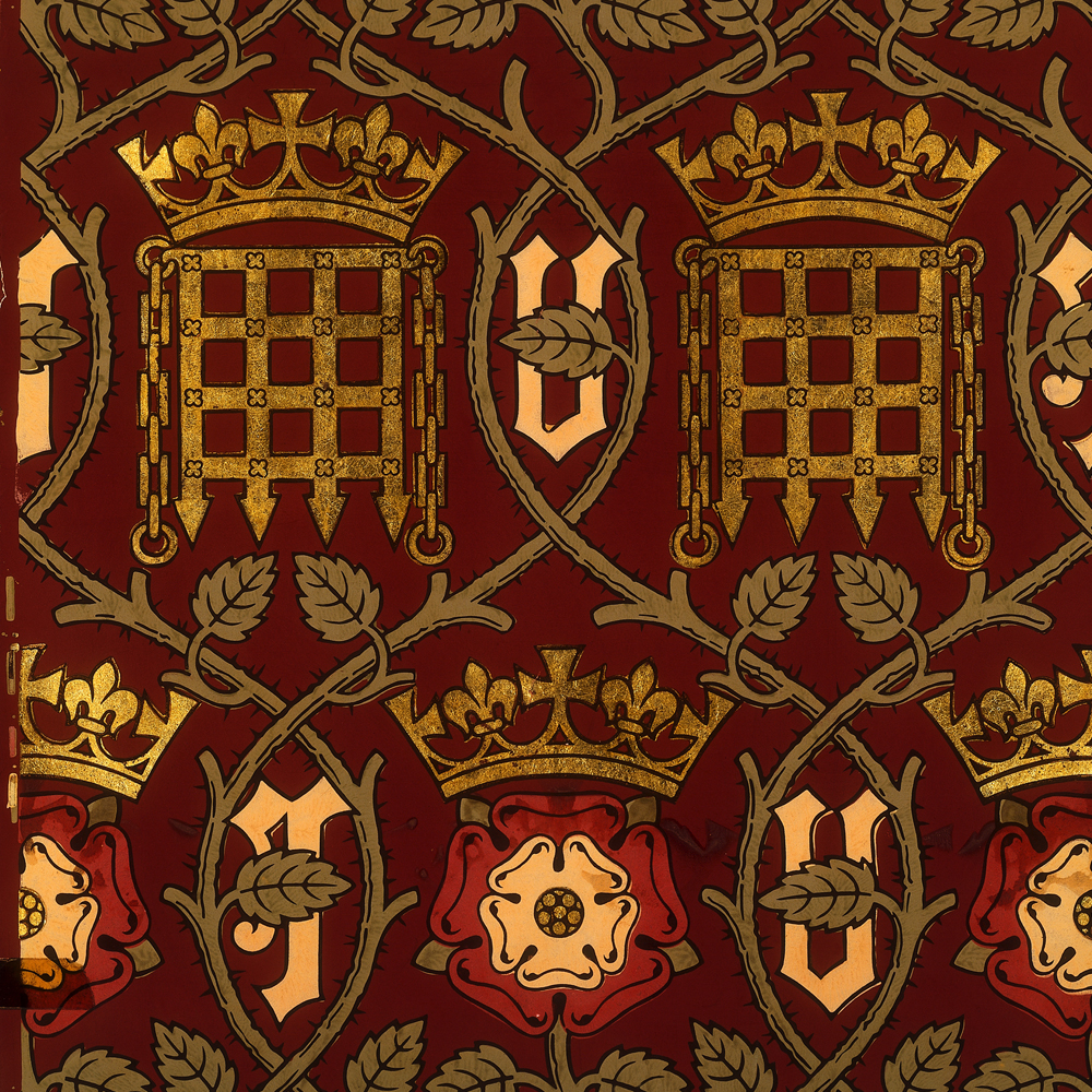 Victorian Era Interior Design Wallpaper For The Palace Of