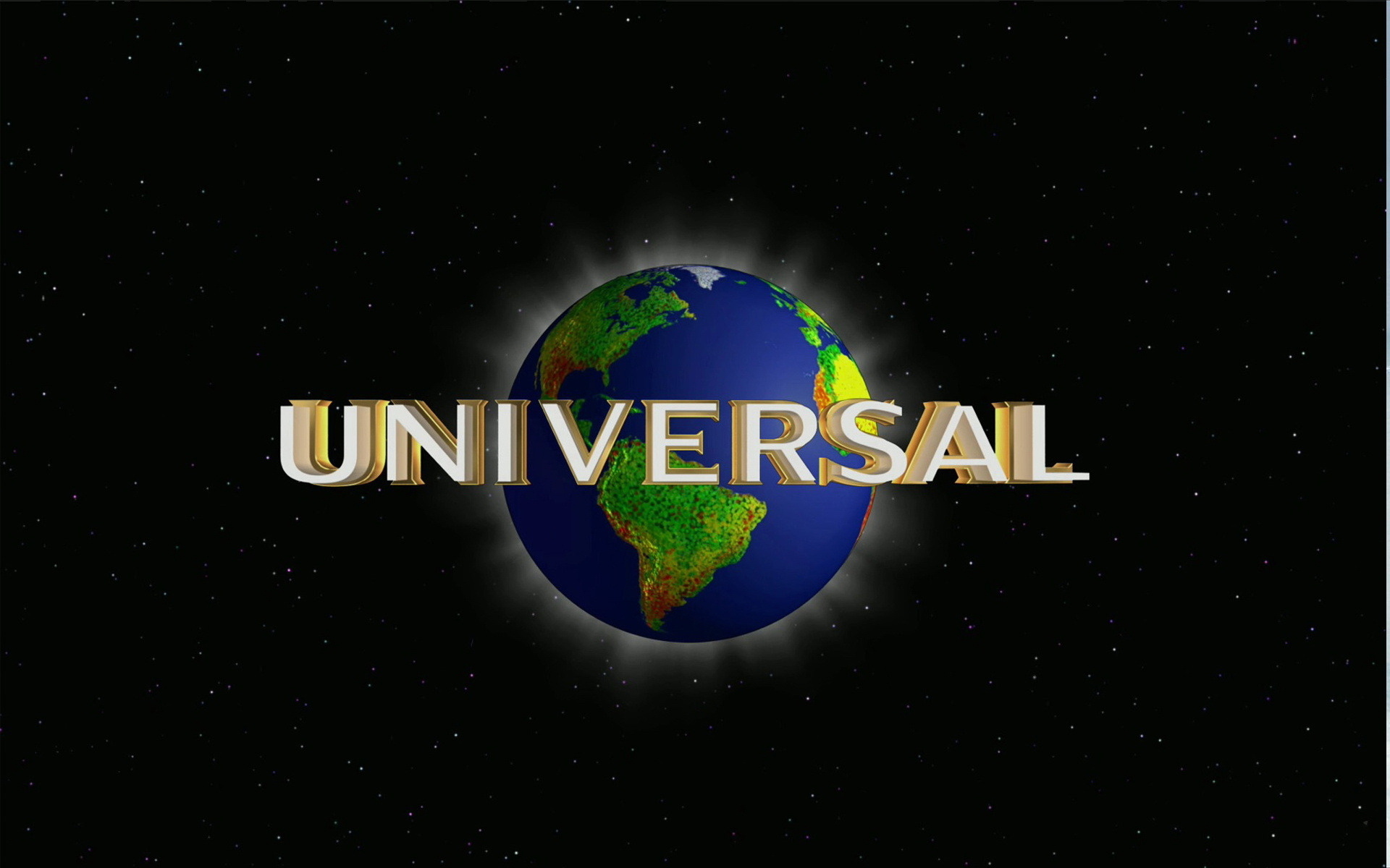 Universal Wallpaper logo planet earth stars