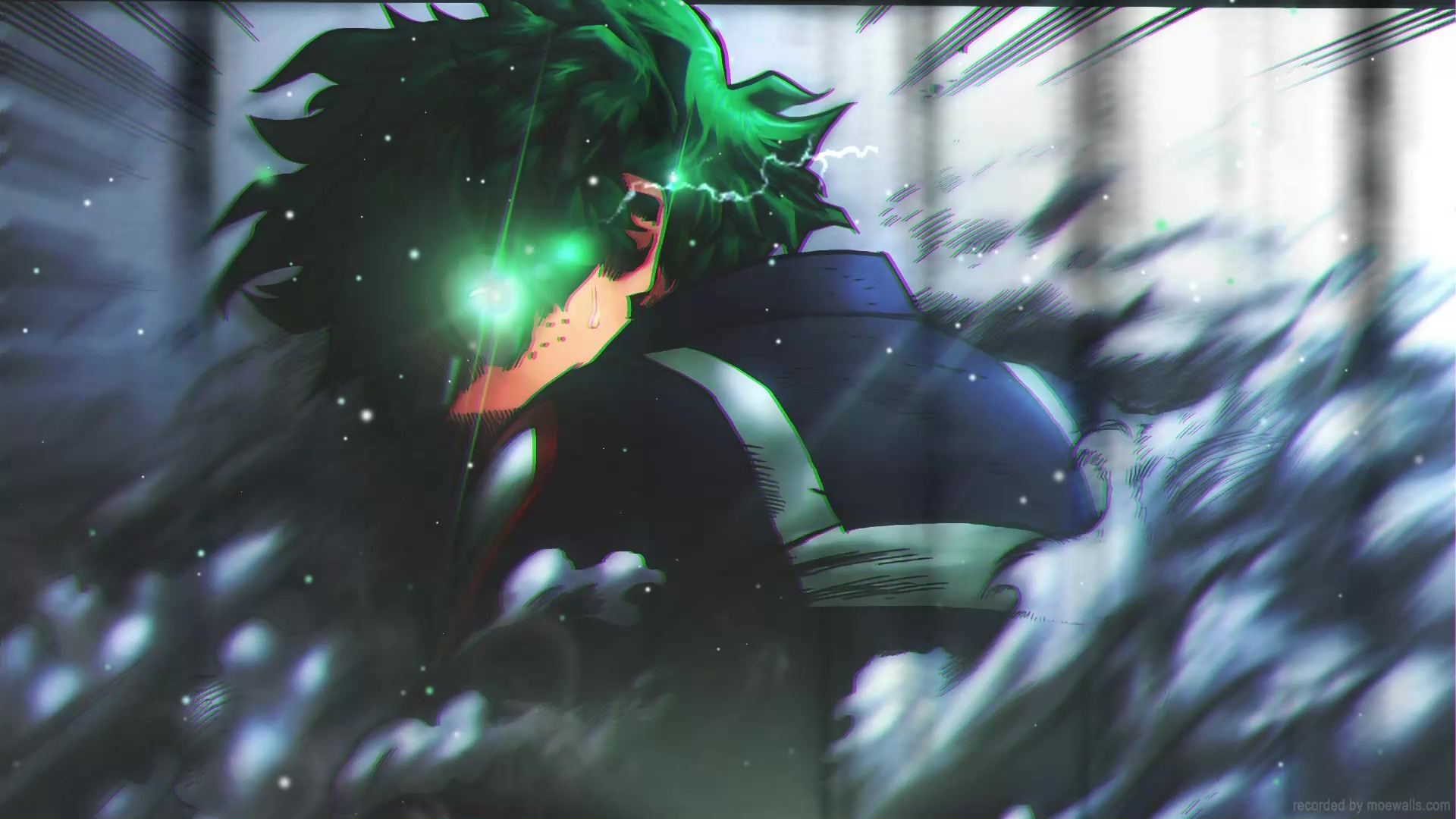 Deku Angry My Hero Academia Live Wallpaper