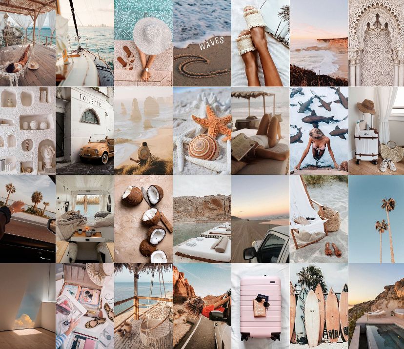 🔥 Download Travel Aesthetic Wall Collage Kit Digital Pcs by @lpeterson ...