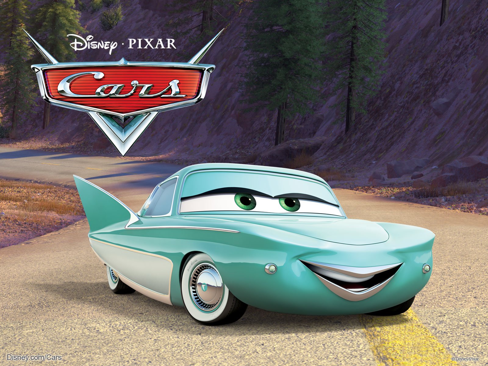 Flo The Show Car From Disney Pixar Cars Movie Wallpaper Click Car