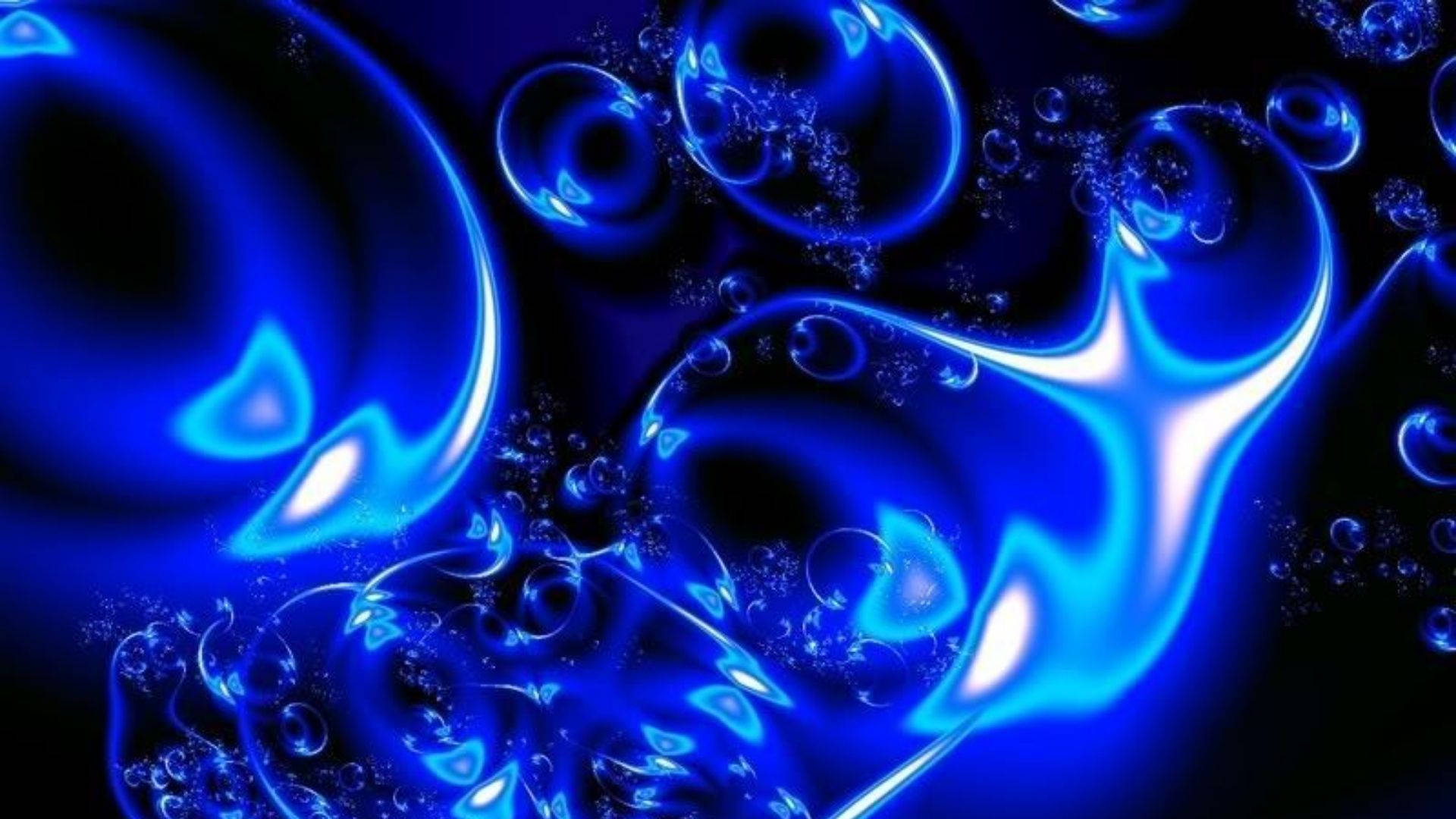 Neon Blue Wallpaper