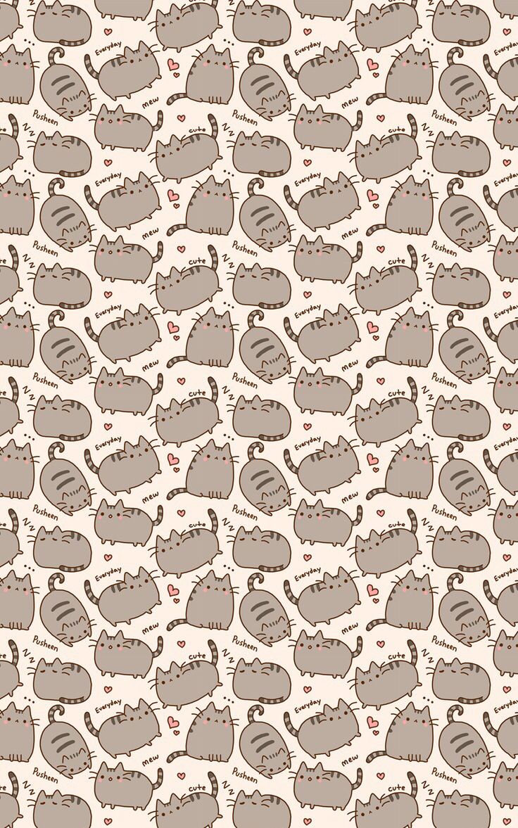 Pusheen the Cat Wallpaper iPhone Wallpapers Pinterest