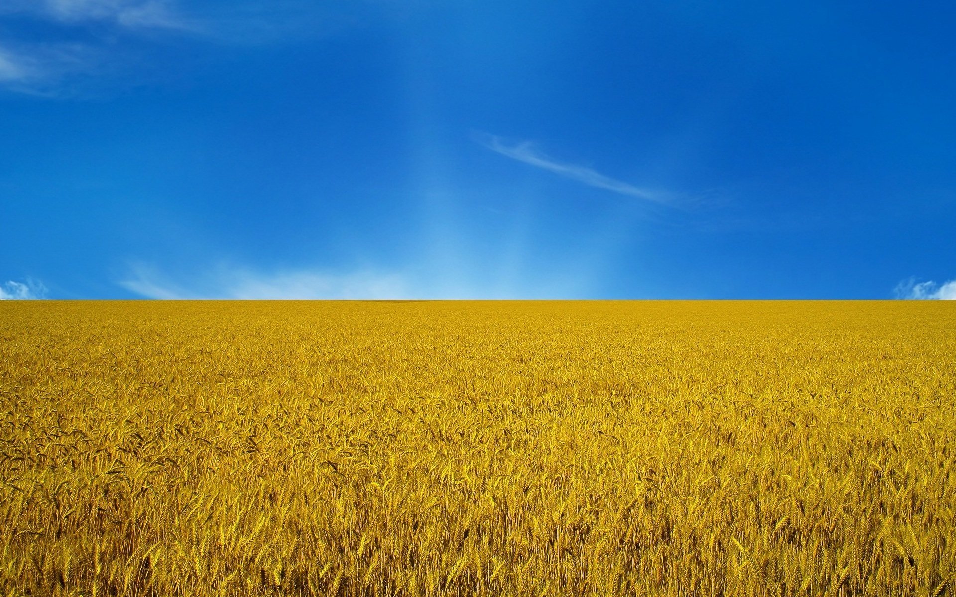 Ukraine Flag Sky HD Wallpaper