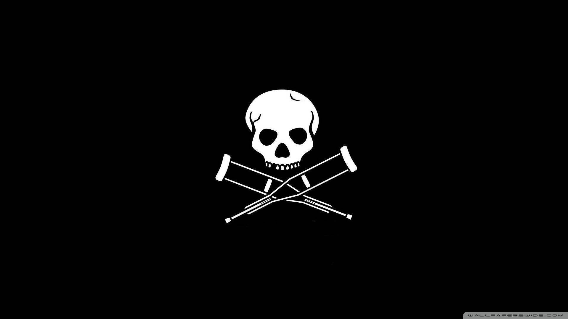 Black Skull Wallpaper