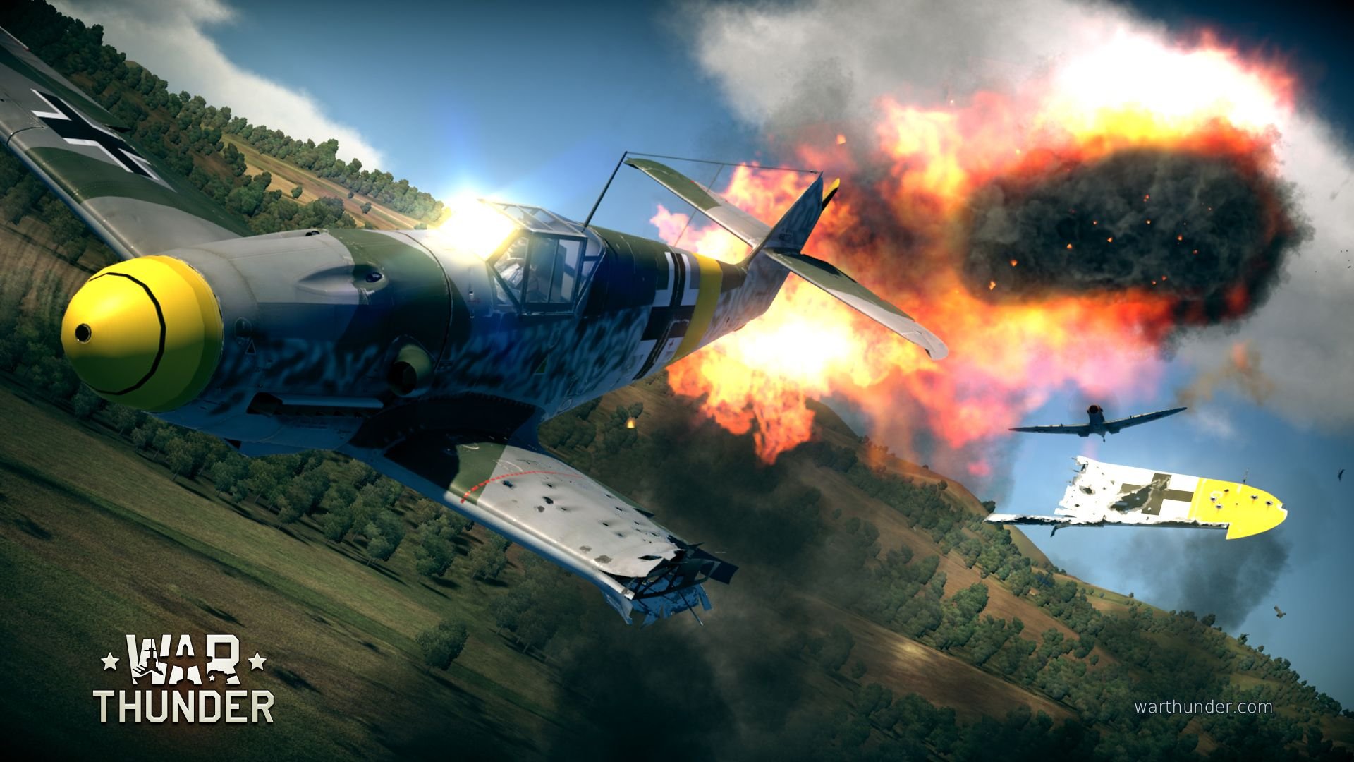 War Thunder Battle Mmo Bat Flight Simulator Military Wallpaper