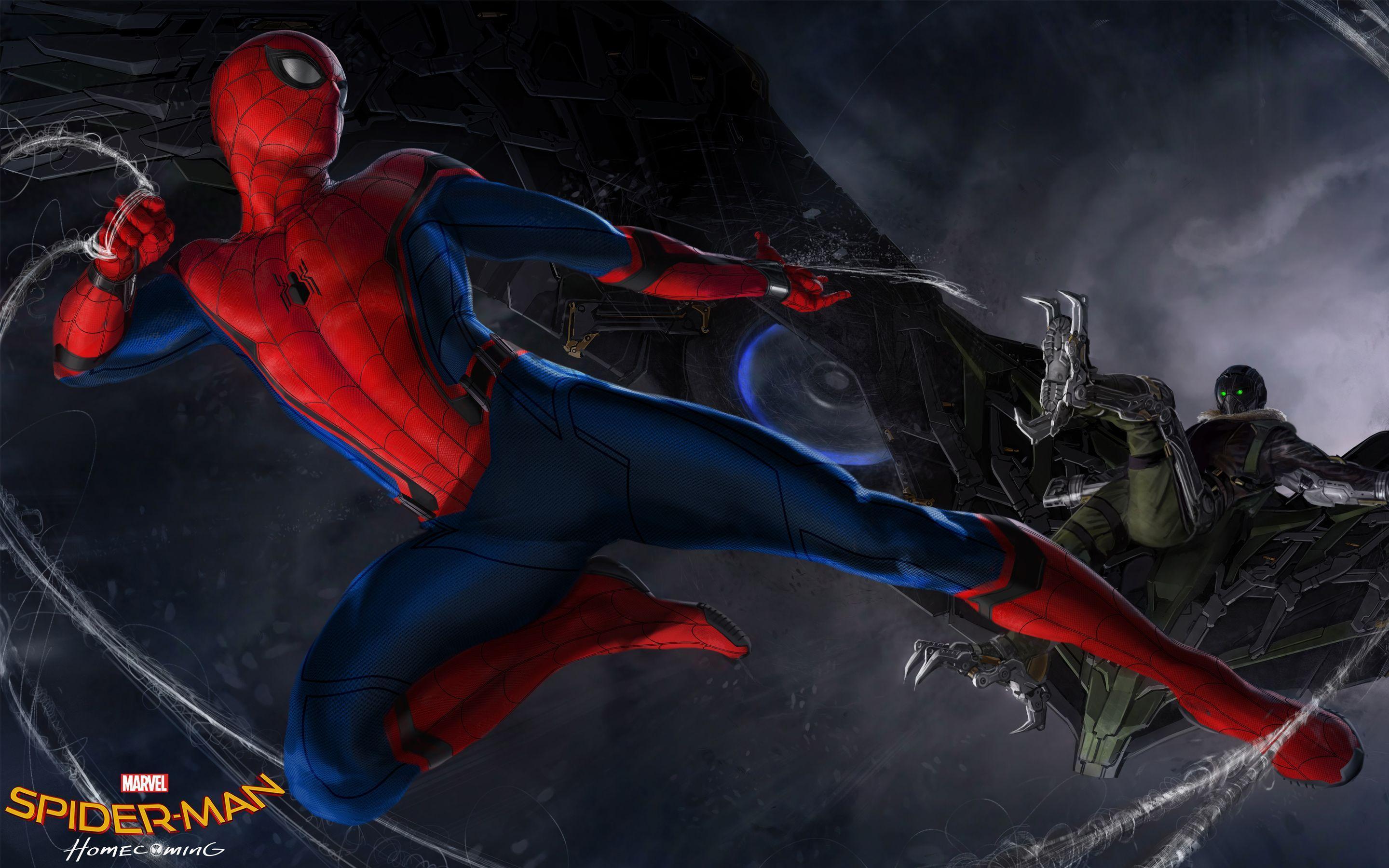 New Spider Man Homeing Wallpaper On