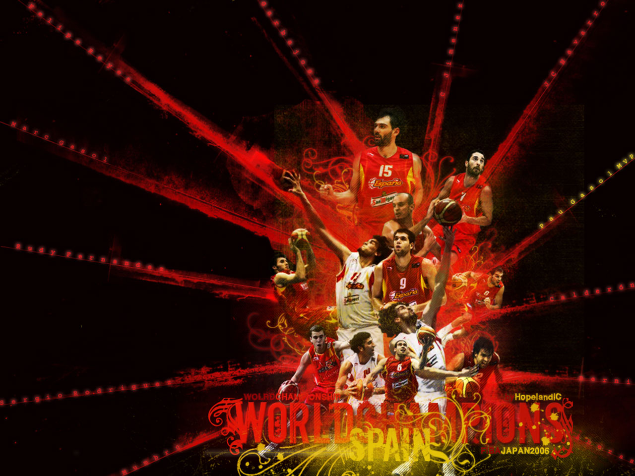 Spain 2006 World Champions Wallpaper