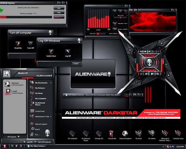 Alienware Desktop Themes Here Now