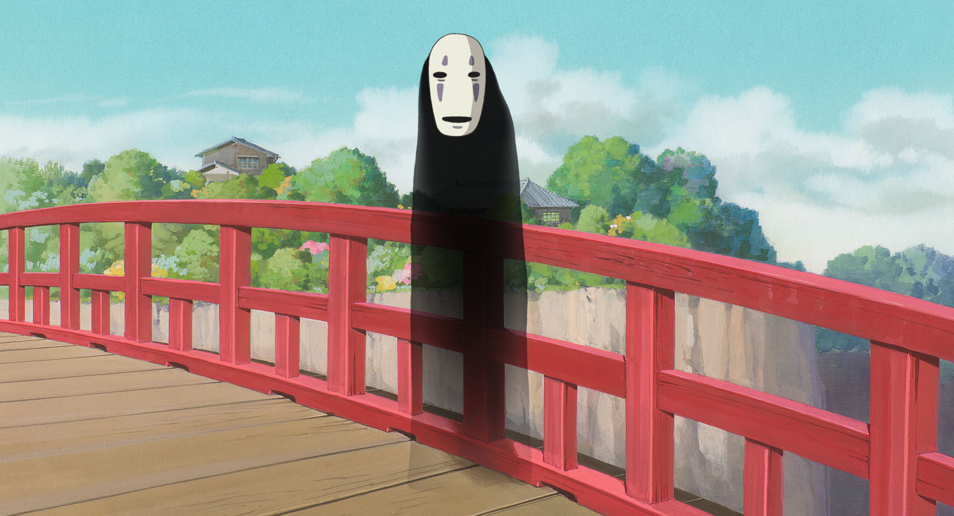 Kaonashi NoFace from Spirited Away Movie Anime Wallpaper ID5034