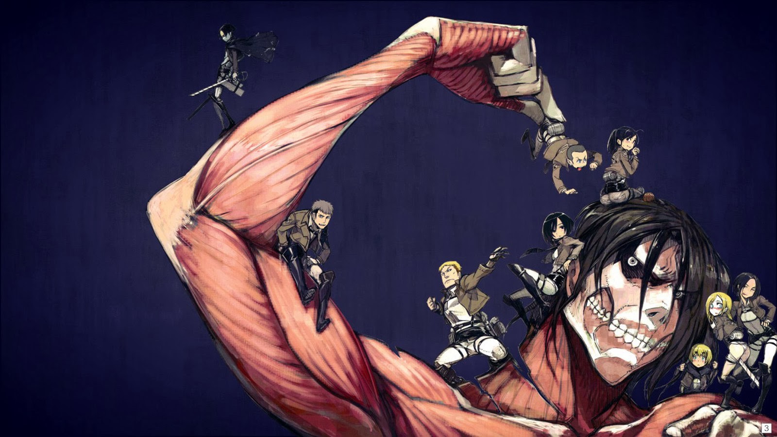 Eren Rogue Titan Attack On Shingeki No Kyojin Anime HD Wallpaper