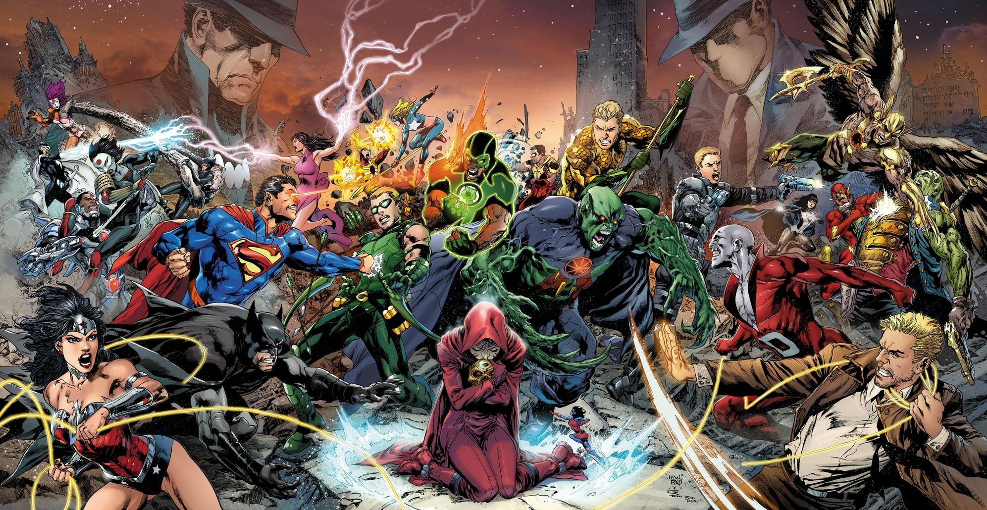 League Dark Justice Of America Trinity War Dc New