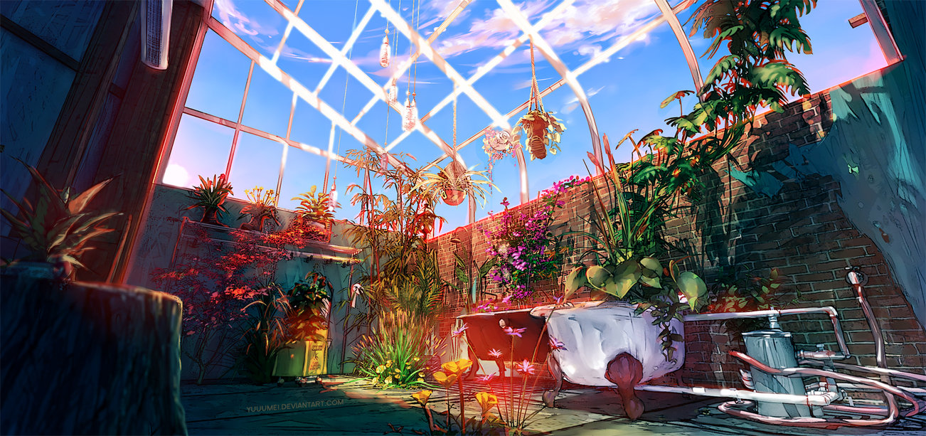 Fisheye Placebo Background Concept Art By Yuumei