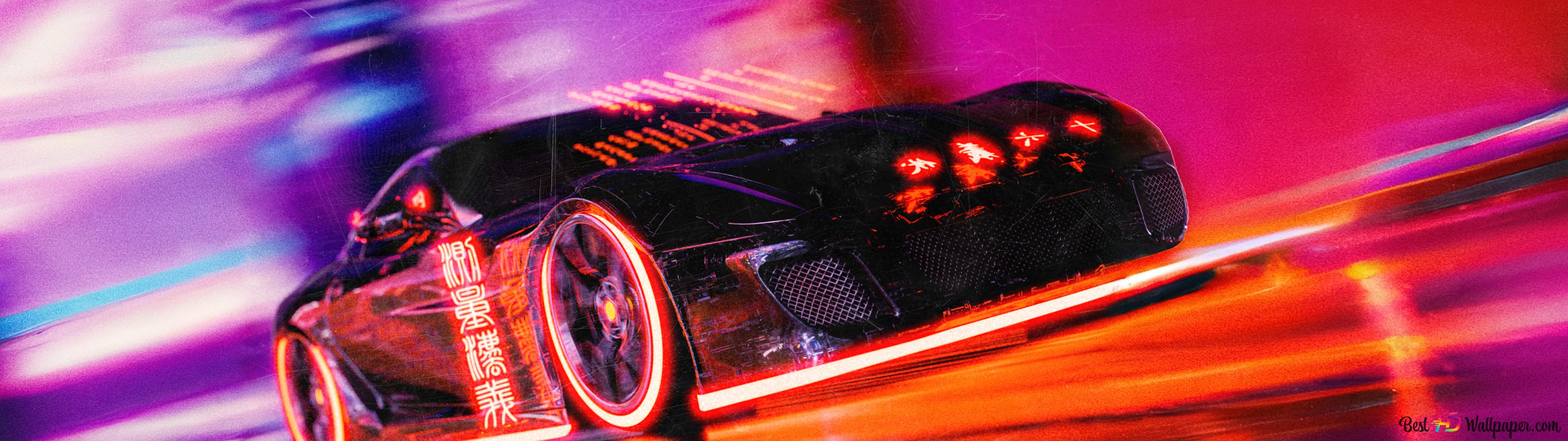 Black Racing Car 4k Wallpaper
