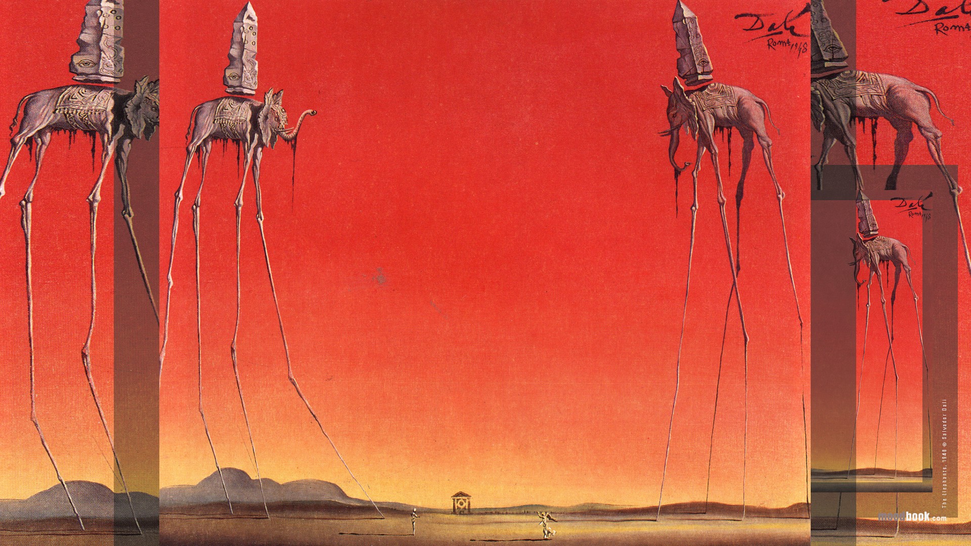 Les Elephants Salvador Dali S Surreal Painting
