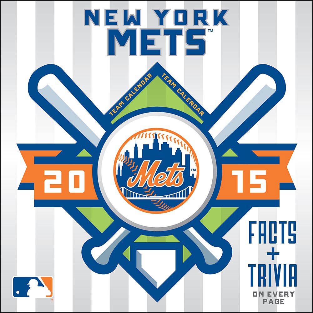  Sports Baseball New York Mets New York Mets 2015 Desk Calendar 1001x1001