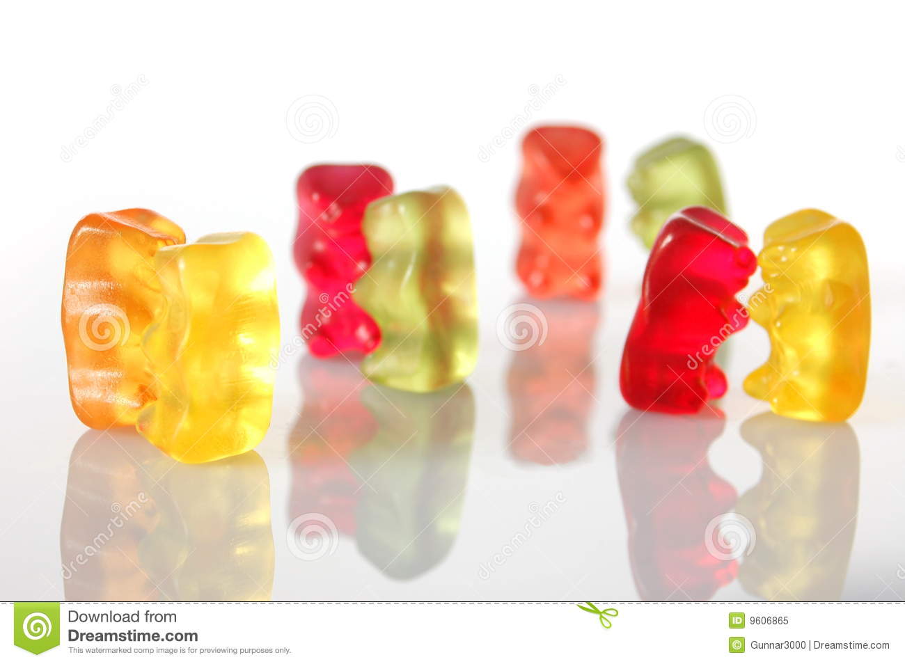 Gummy Bear Border Printable