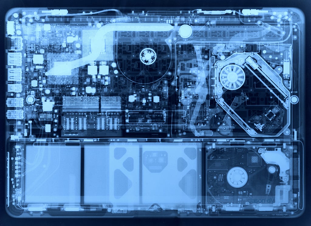 Aluminium MacBook X Ray Makes Perfect Desktop Background Gizmodo