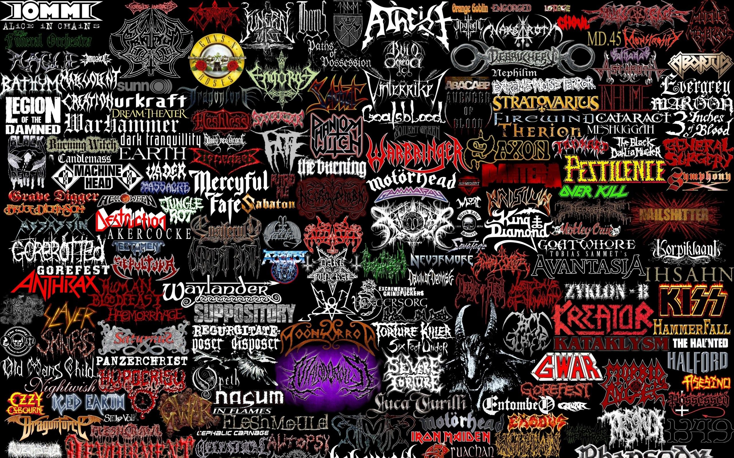 Slayer Band Desktop Background Concert Music
