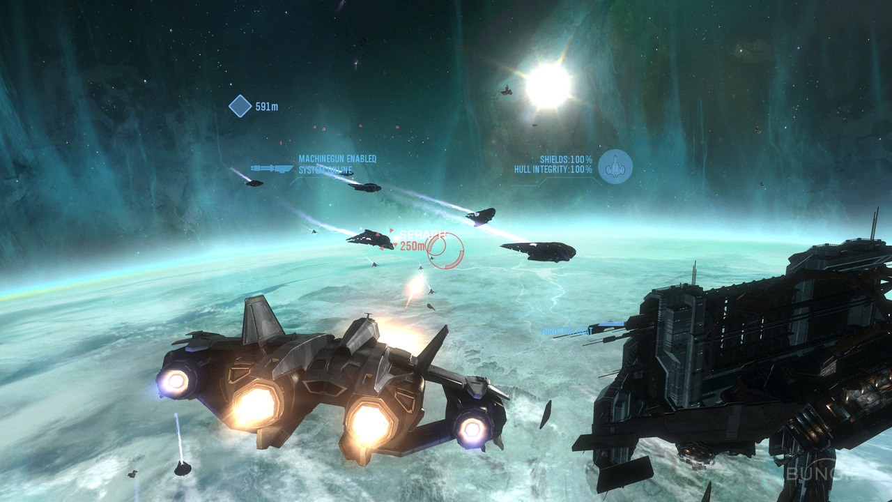 Image Halo Reach Xbox Les Batailles Spatiales Constituent
