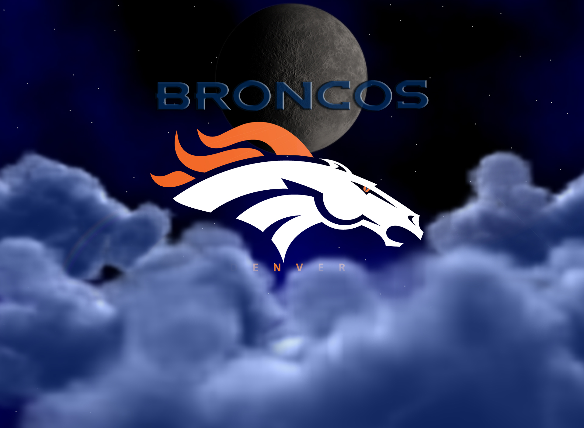 Wallpaper By Wicked Shadows Denver Broncos Above The Clouds