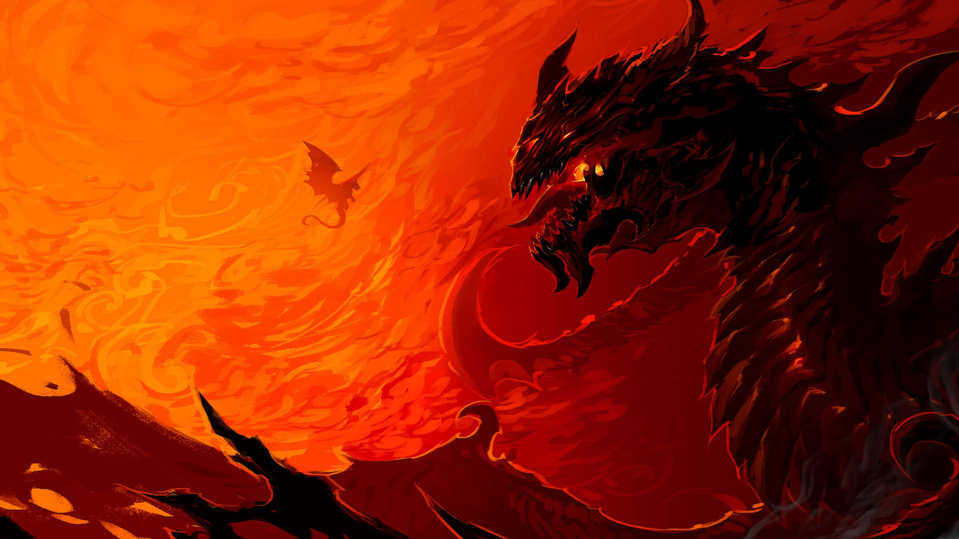 Epic Dragon 4k Wallpaper
