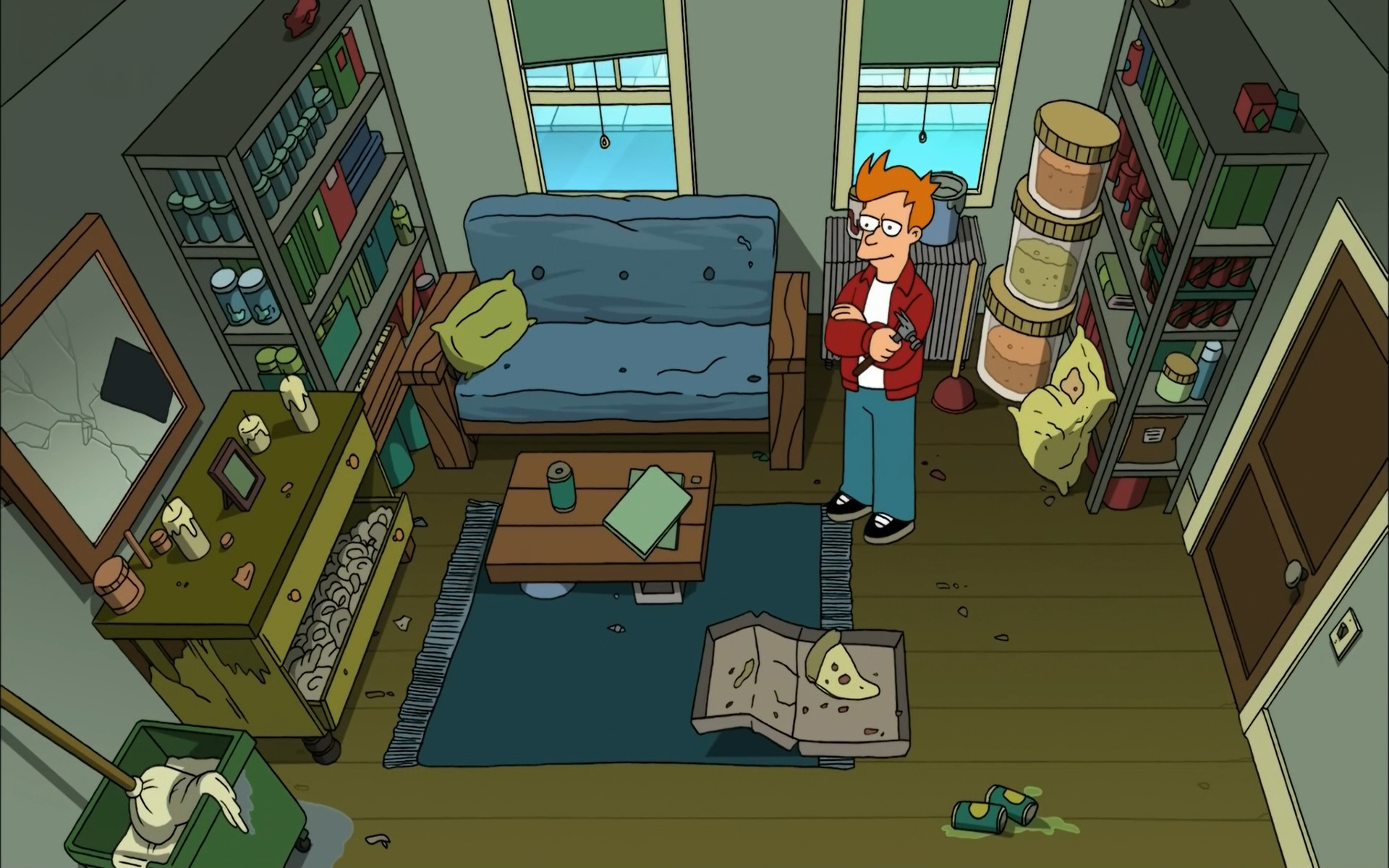 Futurama Room Wallpaper Fry Screenshots
