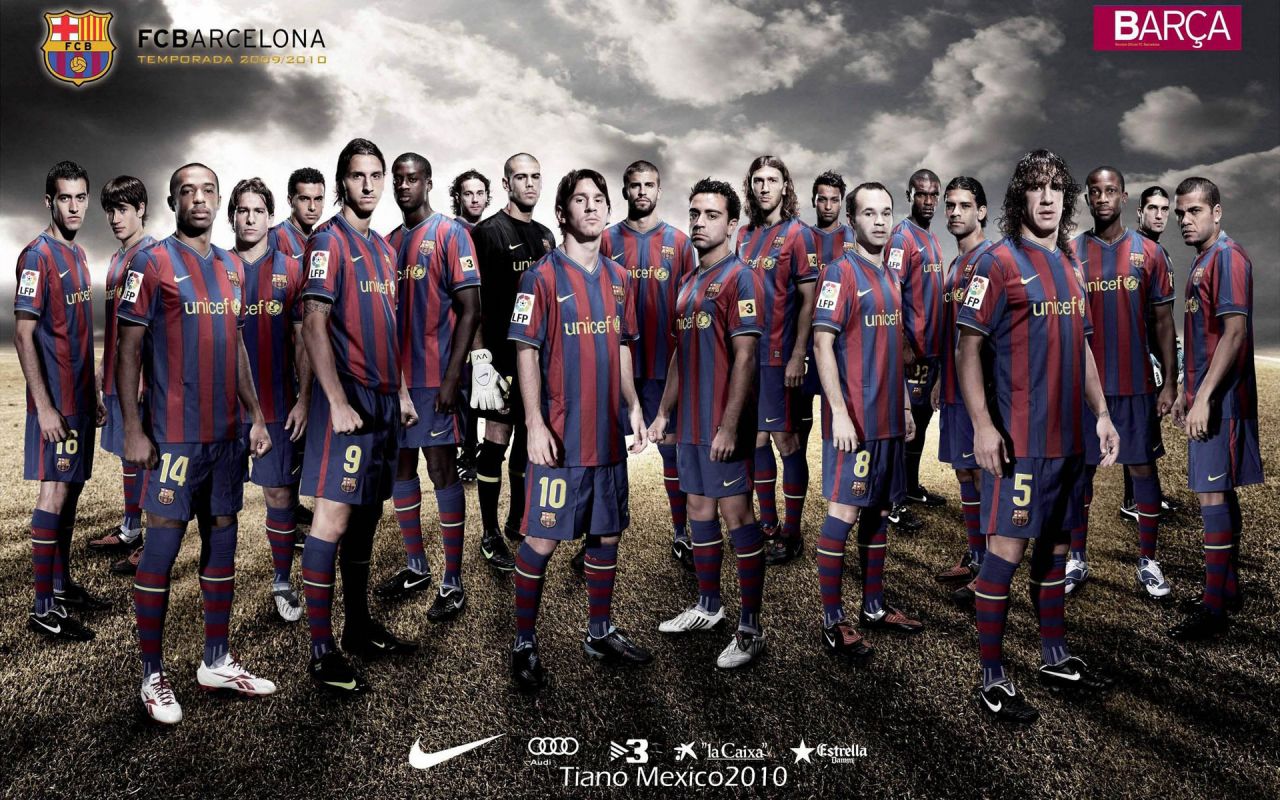 Live Sports Gallery Barcelona Team HD Wallpaper