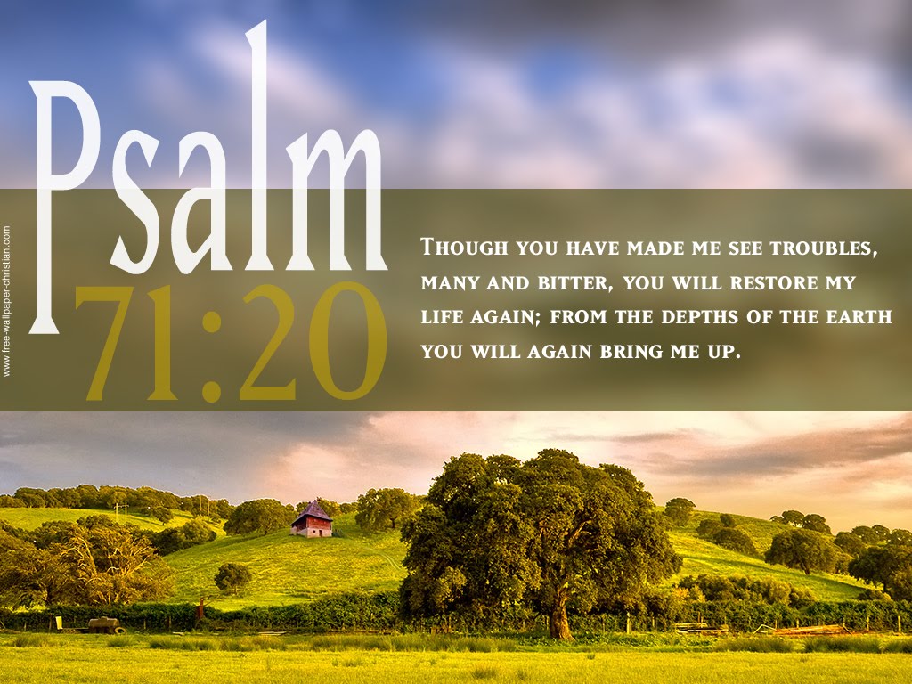 Psalm Verses Desktop Wallpaper Christian