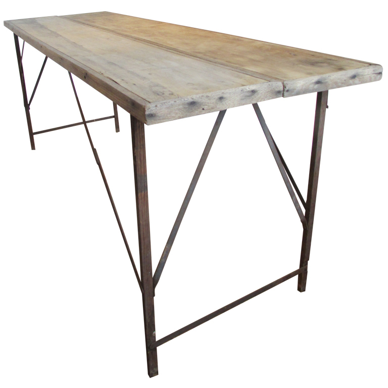 Antique Wallpaper Pasting Work table at 1stdibs